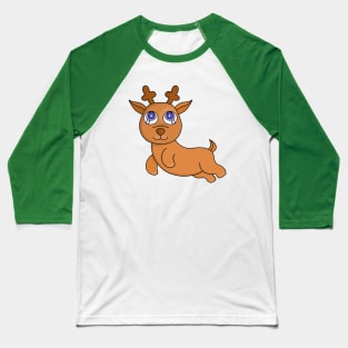 Adorable Reindeer Baseball T-Shirt